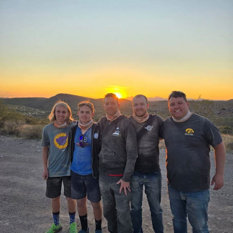 Sunset desert tour