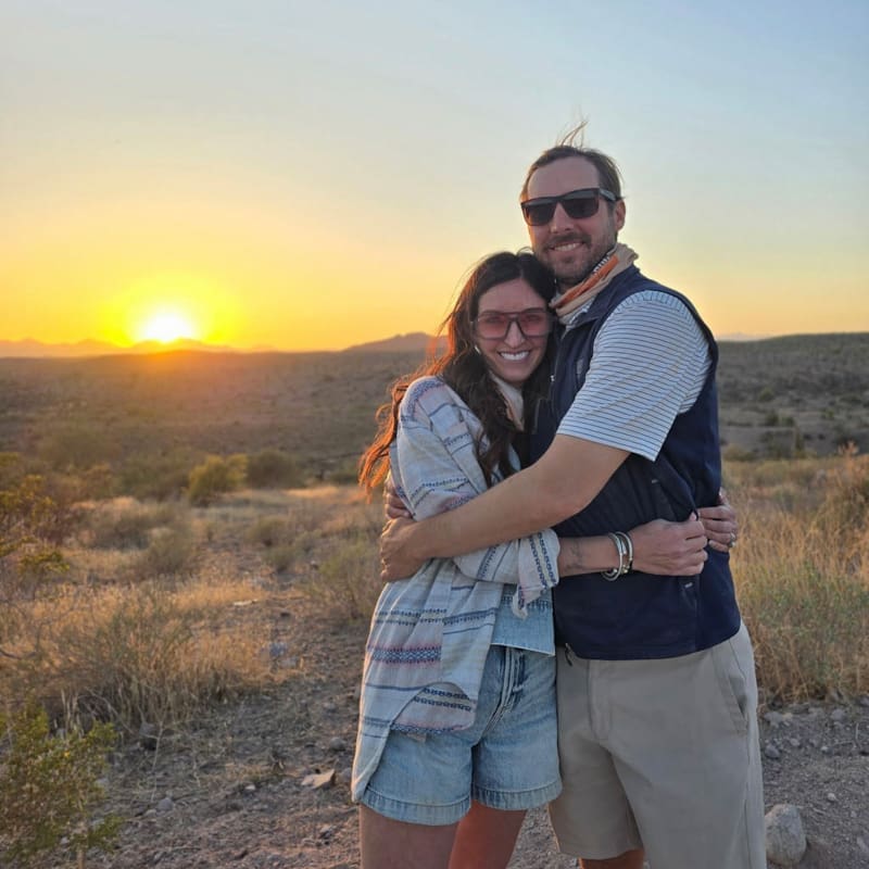 Sunset desert tour