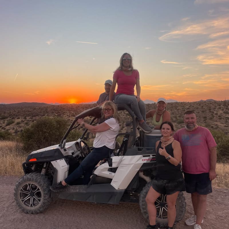 Sunset desert tour