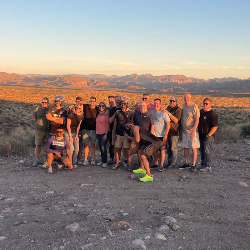 Sunset desert tour